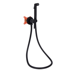 Набор для гигиенического душа Qtap Inspai-Varius округлый QTINSVARBСRV00440001 Black Matt купить в САНН Одесса