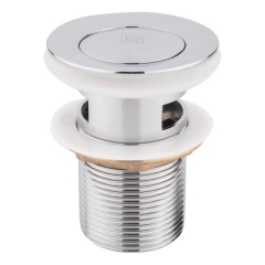 Донный клапан Lidz Tani 004 нажимной 1 1/4" с переливом LDTAN004CRM32527 Chrome купить в САНН Одесса