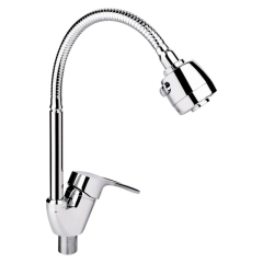 Смеситель для кухни Lidz Agata 008F4 с гибким изливом (k40) LDAGA008F4CRM35126 Chrome купить в САНН Одесса