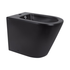 Биде напольное Qtap Scorpio 530x360x395 Matt black QT14441003CMB купить в САНН Одесса