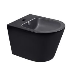Биде подвесное Qtap Scorpio 515x360x345 Matt black QT1455053FMB купить в САНН Одесса