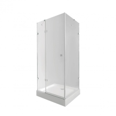 Набор Qtap душевая кабина Capricorn CRM1011SC6 Clear 2020x1000x1000 мм + поддон Tern 301112 100x100x12 см с сифоном купить в САНН Одесса