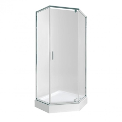 Набор Qtap душевая кабина Scorpio CRM10995-AC6 Clear 2120x900x900 мм + поддон Diamond 309912 90x90x12 см с сифоном купить в САНН Одесса