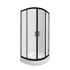 Набор Qtap душевая кабина Taurus BLA1099AC6 Clear 2020x900x900 мм + поддон Robin 309912C 90x90x12 см с сифоном купить в САНН Одесса