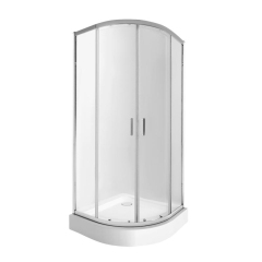 Набор Qtap душевая кабина Taurus CRM1099AC6 Clear 2020x900x900 мм + поддон Robin 309912C 90x90x12 см с сифоном купить в САНН Одесса
