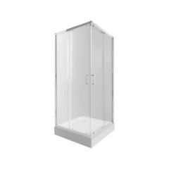 Набор Qtap душевая кабина Taurus CRM1099SC6 Clear 2020x900x900 мм + поддон Tern 309912C 90x90x12 см с сифоном купить в САНН Одесса