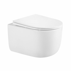 Унитаз подвесной Qtap Taurus безободковый с сиденьем Soft-close QTTAU26W45428 купить в САНН Одесса