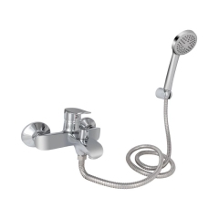 Смеситель для ванны Lidz Wieza 006 (c душевым гарнитуром) (k35) LDWIE006CRM45410 Chrome купить в САНН Одесса