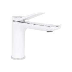 Смеситель для раковины Qtap Presto QTPRE270CRW45576 Chrome/White купить в САНН Одесса