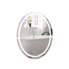 Зеркало Qtap Mideya 500х700 с LED-подсветкой Touch, с антизапотеванием, диммером QT2078NCR5070W купить в САНН Одесса