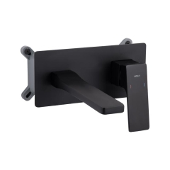 Смеситель для раковины Qtap Gemini скрытого монтажа QTGEM273BLM45694 Black Matt купить в САНН Одесса