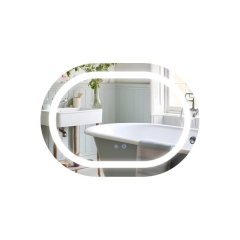 Зеркало Qtap Gemini 500х700 с LED-подсветкой Touch, с антизапотеванием, с диммером, рег. темп. цвета (3000-6500K) QT2578R5070 купить в САНН Одесса