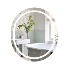 Зеркало Qtap Gemini 800х700 с LED-подсветкой Touch, с антизапотеванием, с диммером, рег. темп. цвета (3000-6500K) QT2578R8070 купить в САНН Одесса