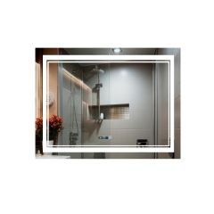 Зеркало Qtap Cardinal (CA1) 1000х800 с LED-подсветкой Touch, с антизапотеванием, с диммером, рег. темп. цвета (3000-6500K) QT0478C10080 купить в САНН Одесса