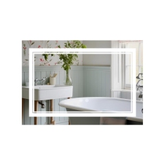 Зеркало Qtap Cardinal (CA1) 800х600 с LED-подсветкой Touch, с антизапотеванием, с диммером, рег. темп. цвета (3000-6500K) QT0478C8060 купить в САНН Одесса