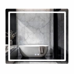 Зеркало Qtap Mideya (MI2) 800х700 с LED-подсветкой Touch, с антизапотеванием, с диммером, рег. яркости QT2078NCF807048476 купить в САНН Одесса