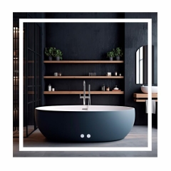 Зеркало Qtap Mideya (MI1) 800x800 с LED-подсветкой Touch, с антизапотеванием, диммером, рег. яркости QT2078NCF808048477 купить в САНН Одесса