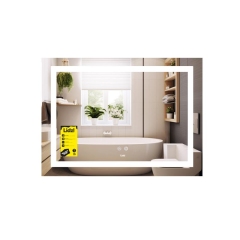 Зеркало Lidz Kubis (KU1) 700х500 с LED-подсветкой Touch, с антизапотеванием, с диммером, рег. яркости LD78LF90448485 купить в САНН Одесса