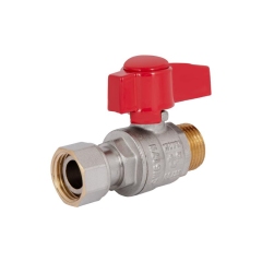 Кран шаровой Thermo Alliance Standart 1/2"ВН прямой, PN40, с накидной гайкой TAS261W15 купить в САНН Одесса