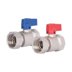 Комплект кранов шаровых Thermo Alliance Standart 1"ВВ прямой, PN40, с накидной гайкой TAS262RBW25 купить в САНН Одесса