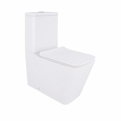 Унитаз напольный Qtap Crow Eco безободковый с сиденьем Soft-close QTCRO27W48750 купить в САНН Одесса