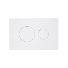 Клавиша смыва Qtap Standard 152x236x28 мм, White, круглая QTSTD164W49468 купить в САНН Одесса
