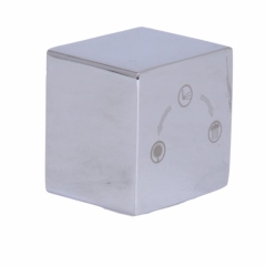 Ручка Qtap (25,6x32x32) для душевой системы на три потребителя Gemini Chrome QTGEM256323250066 купить в САНН Одесса