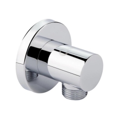 Акционный набор Qtap 1+1=3: Подключение для шланга Spojeni Chrome, округлое QTCRMB030 купить в САНН Одесса