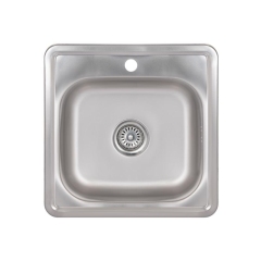 Кухонна мийка Brinex 4848 0,6 мм Satin (BRIN4848SAT0651257) купити в САНН Одеса