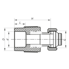 Муфта с евроконусом и накидной гайкой 20x3/4 PPR Koer K0240.PRO (KP2606) купить в САНН Одесса