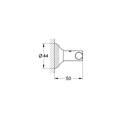 Крючок для халата Grohe Essentials Authentic (40656001) купить в САНН Одесса