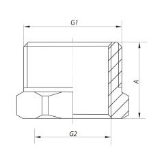 Футорка 1-1/4"x1-1/2" Koer KF.F1216 (KF0086) купить в САНН Одесса