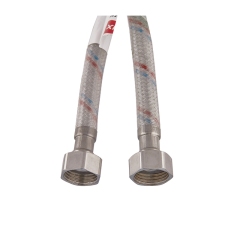 Гибкий шланг для подключения воды гайка 1/2'' - гайка 1/2'' (50 см) (силик. оболочка) Zerix (ZX3009) купить в САНН Одесса