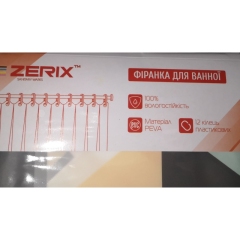 Шторка для ванной ZERIX SCP-007-180x200 из PEVA (полиэтиленвинилацетата) (Узор "Ромбы") (ZX6080) купить в САНН Одесса