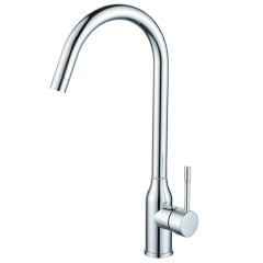 Смеситель для кухни ZERIX CRV-011 CHROME из нерж. стали (цвет хром) (ZX6148) купить в САНН Одесса
