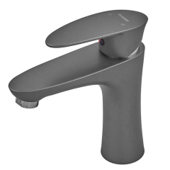 Смеситель для умывальника PLAMIX CEZAR-001 SET GRAPHITE (с подводкой) (Цвет графит) (PM0688) купить в САНН Одесса