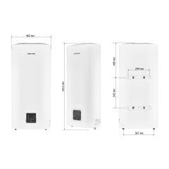 Водонагреватель "Плоский" MIXXUS EWH-09050 FLAT WET накопительный 50 л, мокрый тен 2 kW (WH0594) купить в САНН Одесса
