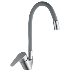 Змішувач для кухні Mixxus NEO-011 REFL.Gray із силіконовим виливом (MI6557) купить в САНН Одесса