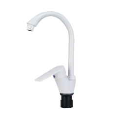Смеситель для кухни PLAMIX OSCAR-011 WHITE (с подводкой) (Цвет белый) (PM0650) купить в САНН Одесса
