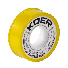ФУМ лента для газа Koer STP-02 PRO 20M*0.2mm*19mm (KR0122) купить в САНН Одесса