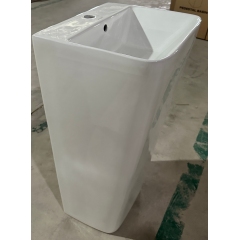 Раковина моноблок MIXXUS STYLE-1101 440х380х830mm (отверстие под смеситель, перелив) (MI6696) купить в САНН Одесса