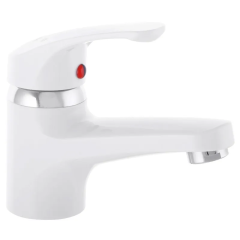 Смеситель для умывальника PLAMIX AFINA-001 WHITE (без подводки) (Цвет белый) (PM0684) купить в САНН Одесса