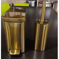 Ершик для унитаза напольный MIXXUS PREMIUM QUADRO-TB0201 BRUSHED GOLD (цвет матовое золото) (MI8395) купить в САНН Одесса