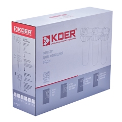 Фільтр для холодної води Koer KV-26-3/4 (3 колби, 8 атм.) (KR5023) купить в САНН Одесса