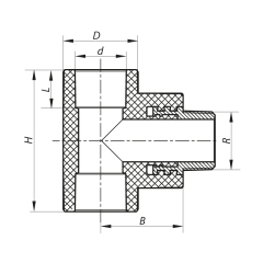 Тройник НР 25x1/2M PPR Koer K0109.PRO (KP0130) купить в САНН Одесса