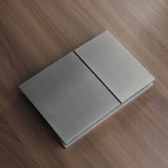Панель смыва KOER KT-0610-07 240x160x32mm пластиковая, кнопка квадратная (цвет графит) (KR6138) купить в САНН Одесса