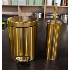 Ершик для унитаза напольный MIXXUS ELLIPSE-TB0202 BRUSHED GOLD (цвет матовое золото) (MI8401) купить в САНН Одесса