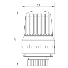 Термоголовка M30x1.5 Koer KR.1330 (KR2676) купить в САНН Одесса