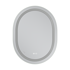 Зеркало MIXXUS PREMIUM ELLIPSE MV05-80x60-REVERSE с LED Touch, Anti-fog, димером (3-6,5kK) (MP6642) купить в САНН Одесса