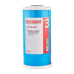 Картридж з активованим гранульованим вугіллям Koer KV-04-4510 (4,5"x10") (KR5030) купить в САНН Одесса